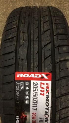 Шины RoadX RXMotion U11 205/50 R17 93W