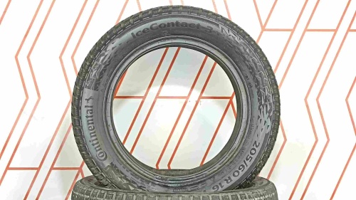 Шины Continental IceContact 3 205/60 R16 -- б/у 6