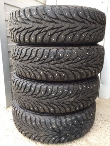 Шины Yokohama Ice Guard Stud IG55 185/60 R15 -- б/у 3.5