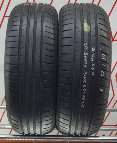 Шины Dunlop Sport BluResponse 205/65 R15 -- б/у 5.5