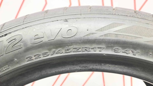 Шины Hankook Ventus V12 evo K110 225/45 R17 -- б/у 6