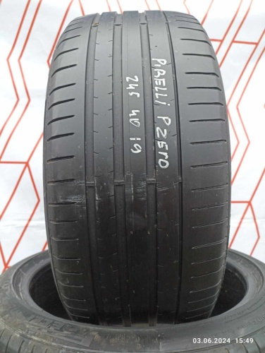 Шины Pirelli P Zero PZ4 245/40 R19 -- б/у 3.5