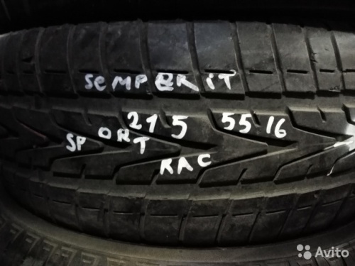 Шины Semperit Sport Racing 215/55 R16 -- б/у 5