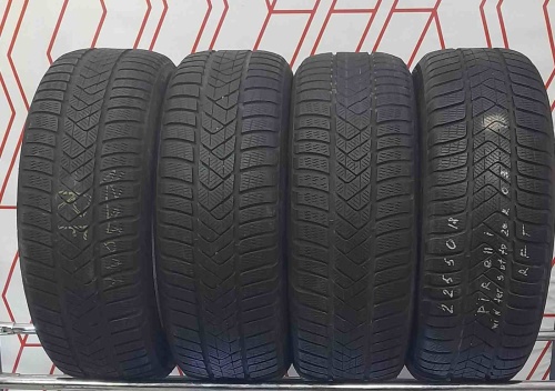 Шины Pirelli Winter Sottozero 3 225/50 R18 95H б/у 5